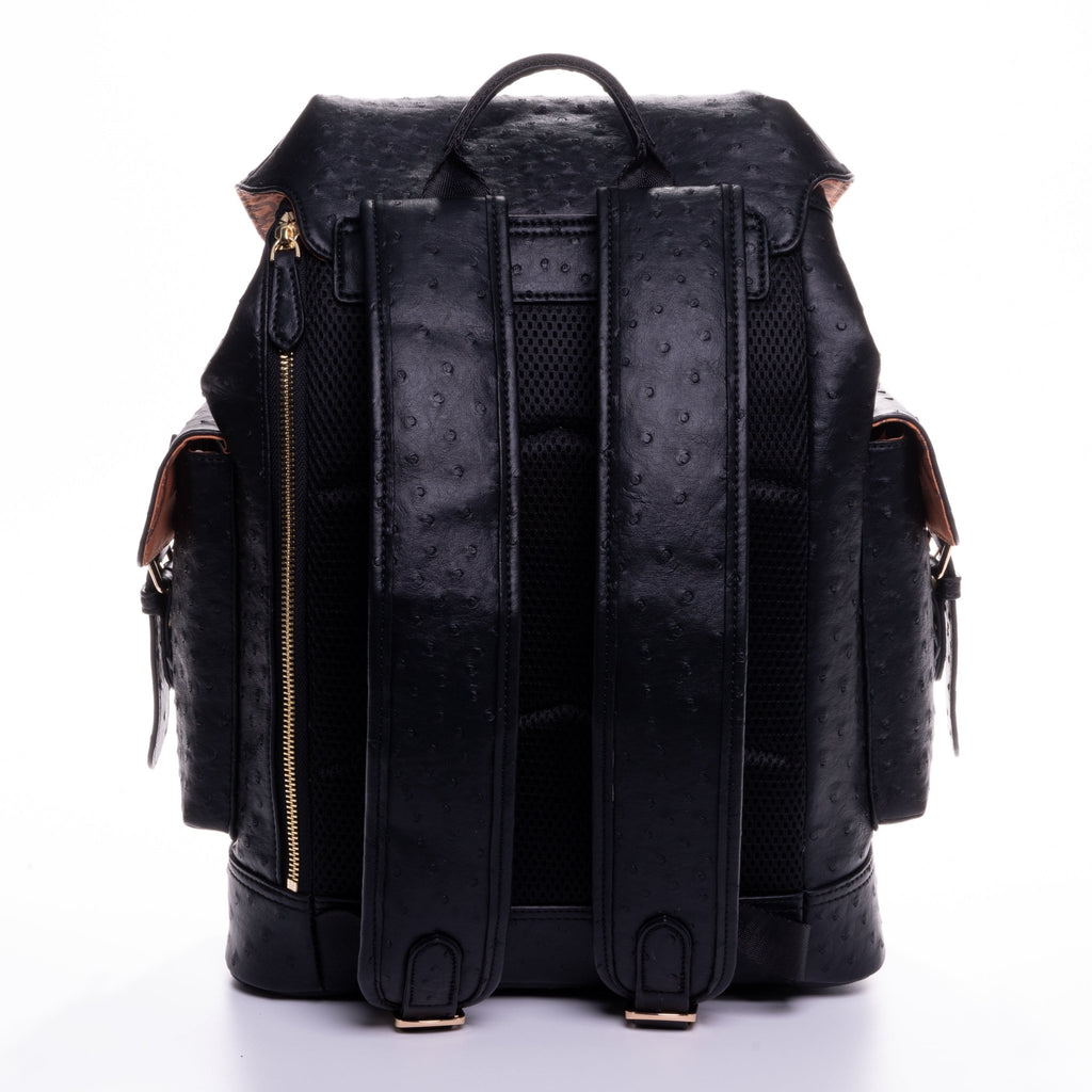 ADONI MMVII Special Edition Embossed Backpack Black - ADONI MMVII NEW YORK