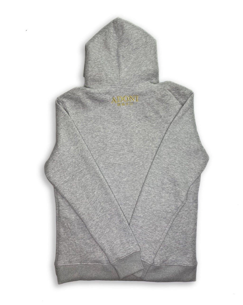 Premium Grey Hooded Sweater - ADONI MMVII NEW YORK