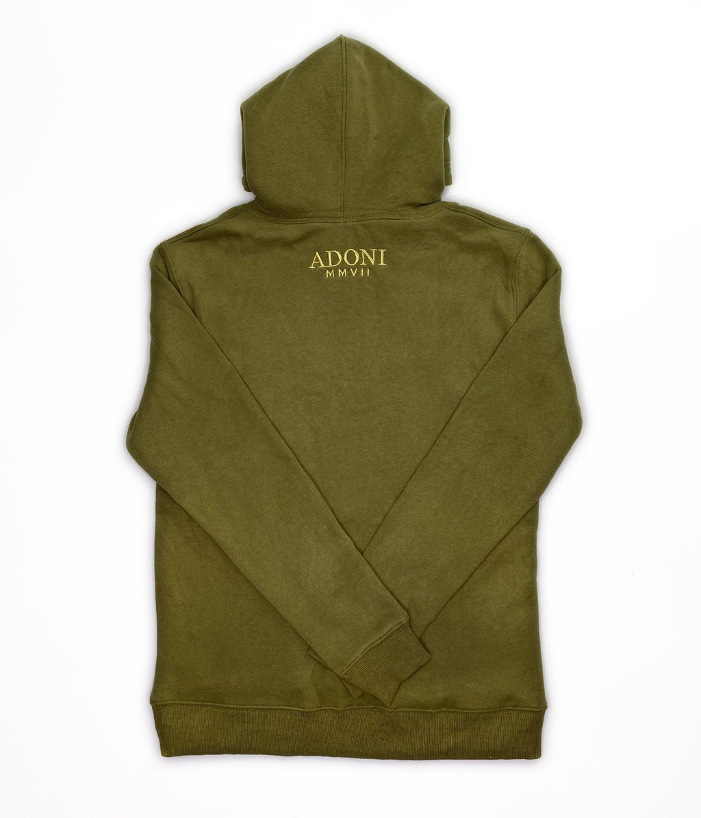 Premium Green Hooded Sweater - ADONI MMVII NEW YORK