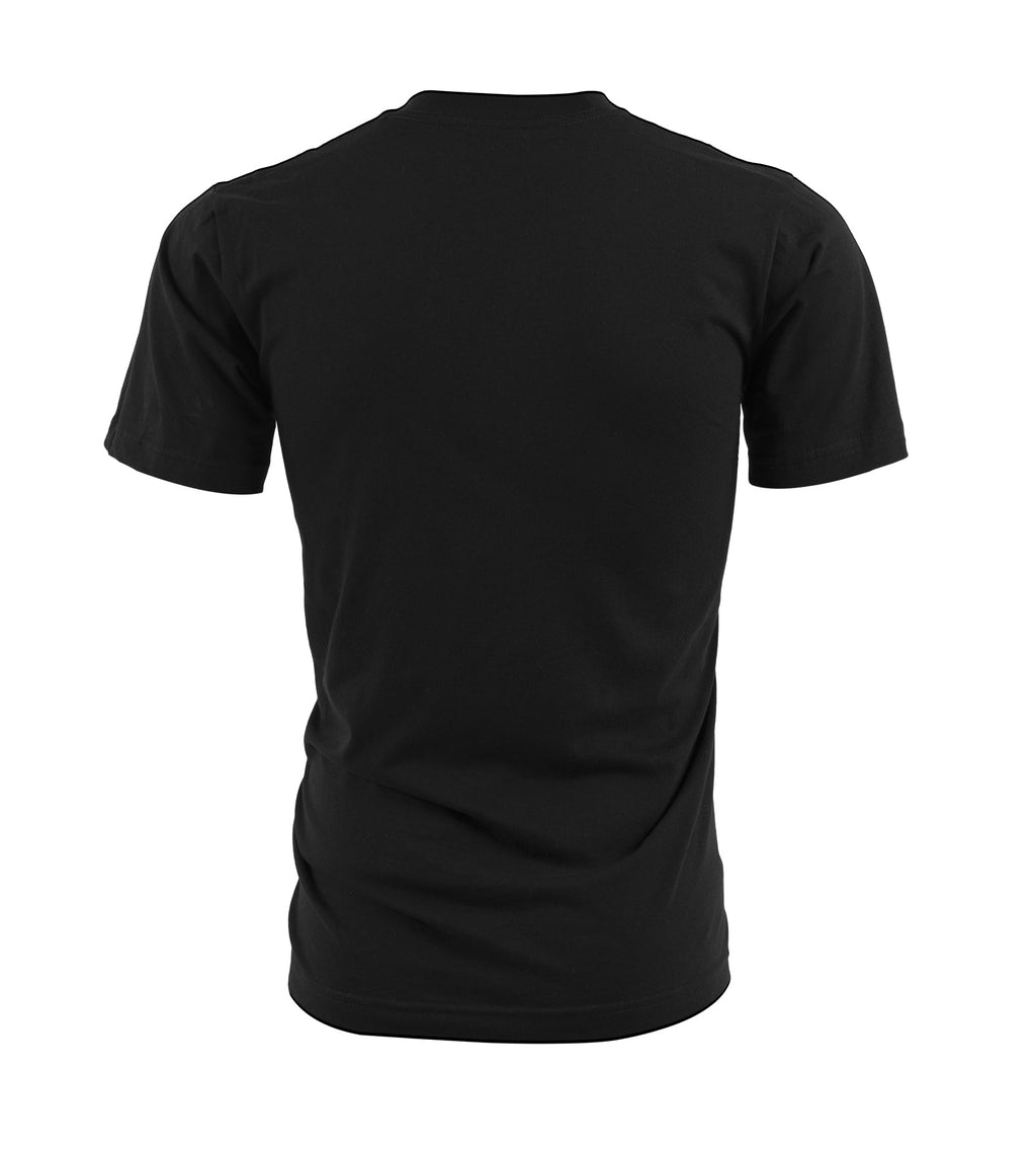 White and Black Fitted Crew Neck T-Shirt - ADONI MMVII NEW YORK